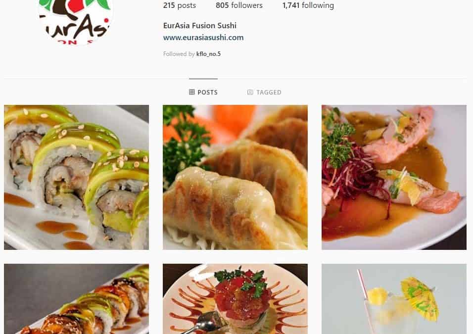 Eurasia Fusion Sushi Instagram