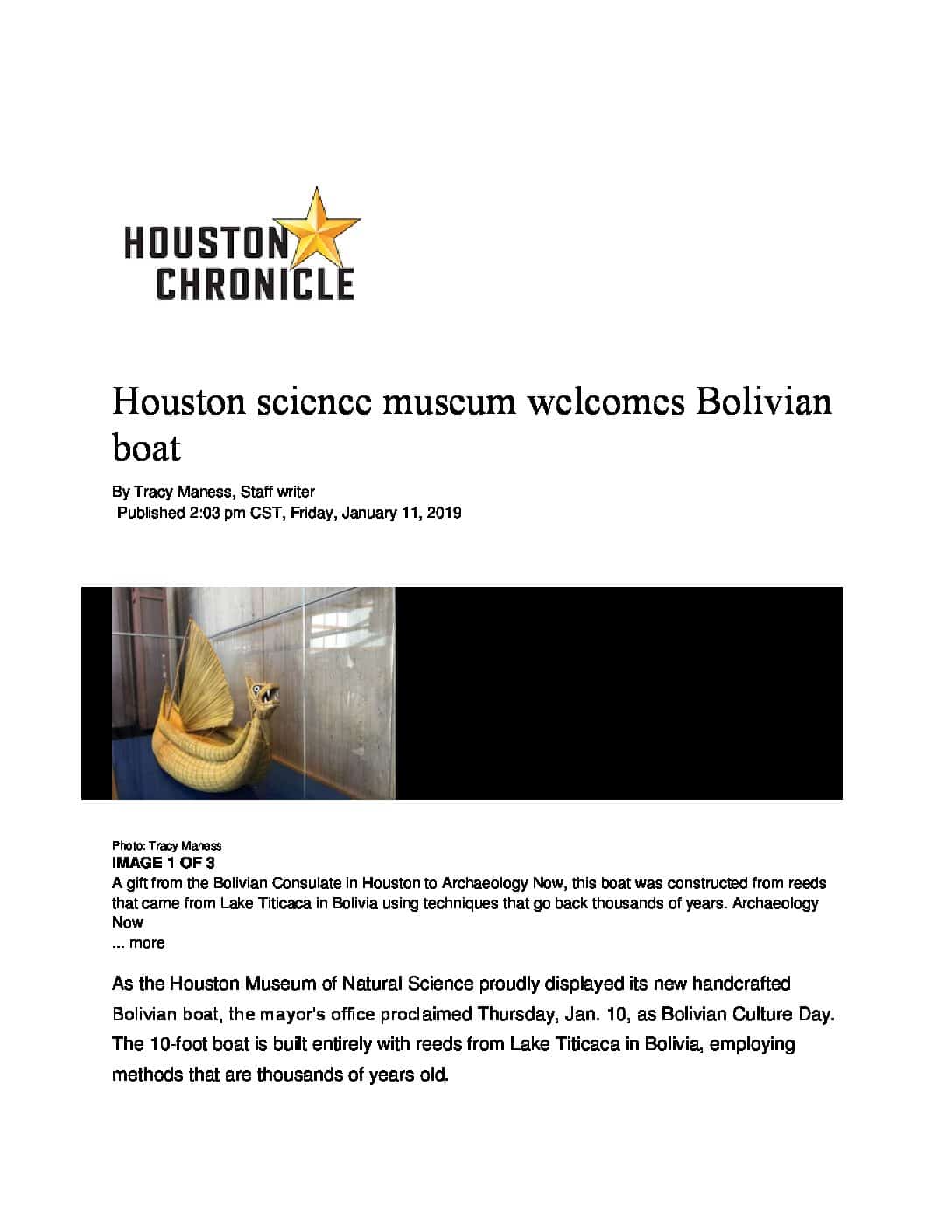 Houston Chronicle Media Placement